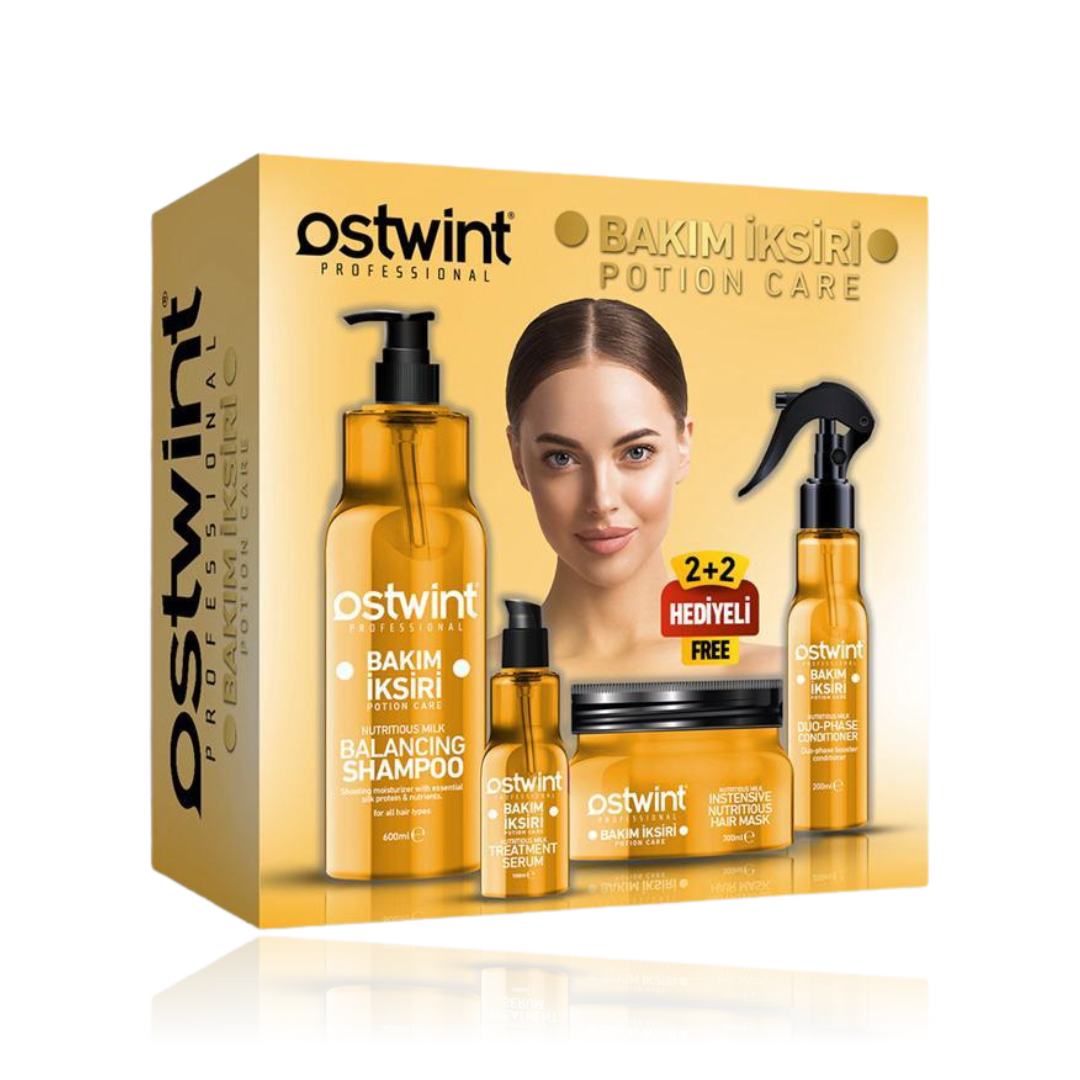 Set ingrijire par cu Lapte Nutritiv Hair Potion Ostwint - 1200ml - Ostwint