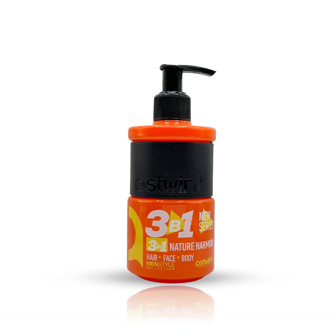 Gel de dus 3 in 1 Nature Harmony Ingrijire Completa pentru Barbati Ostwint - 250 ml
