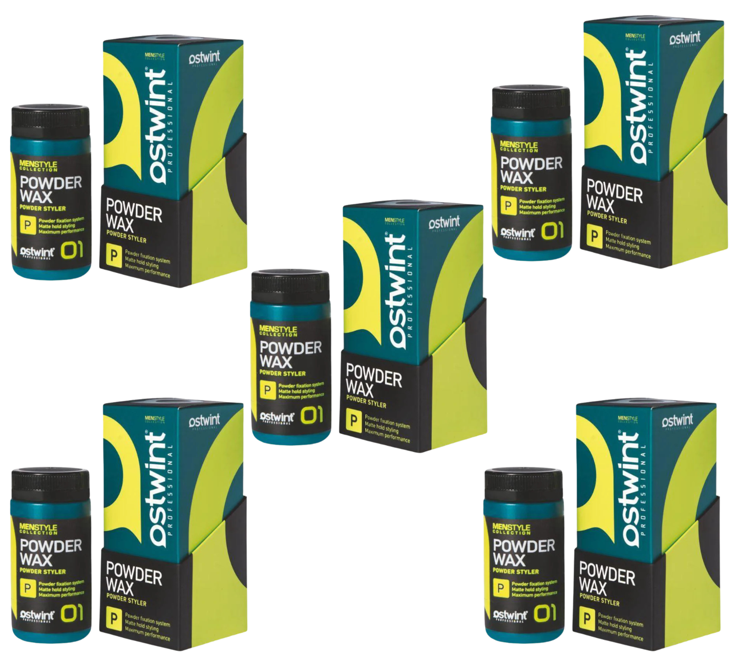 Pachet 5x Pudra de volum Styling Ostwint matte 20g