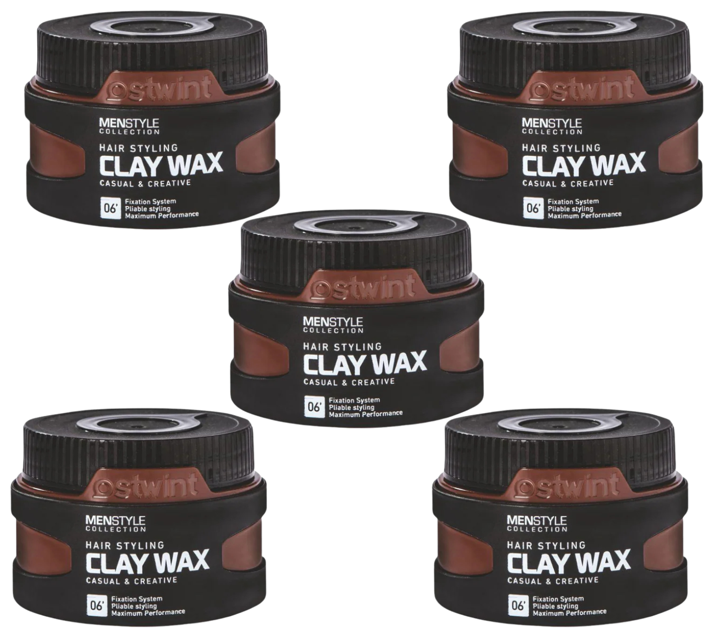 Pachet 5x Ceara de par matte clay Ostwint 06 - 150ml