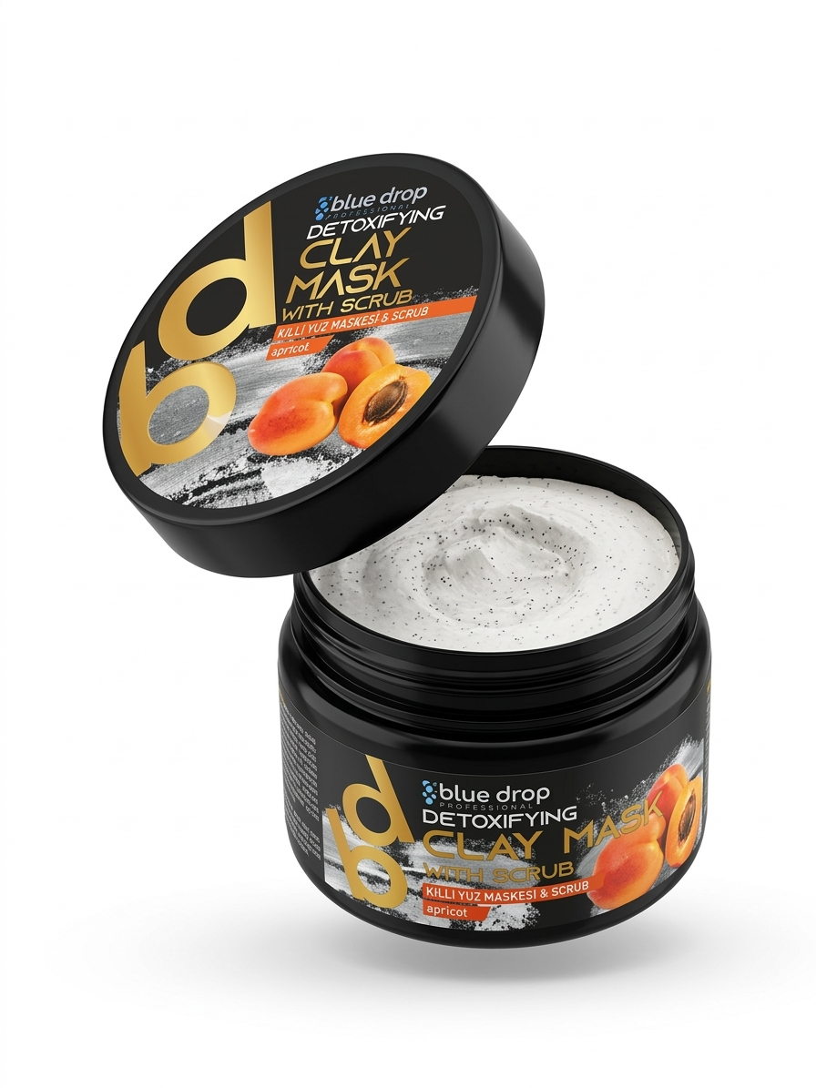 Masca de Argila Detoxifianta cu Scrub Blue Drop Caise - 480ml