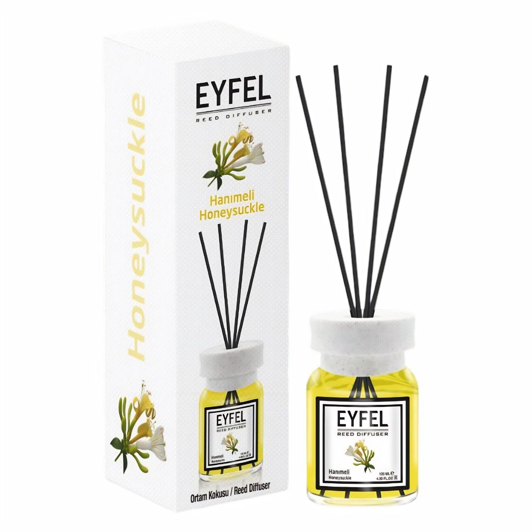 Odorizant de camera cu bete 120ml, Honeysuckle, Eyfel