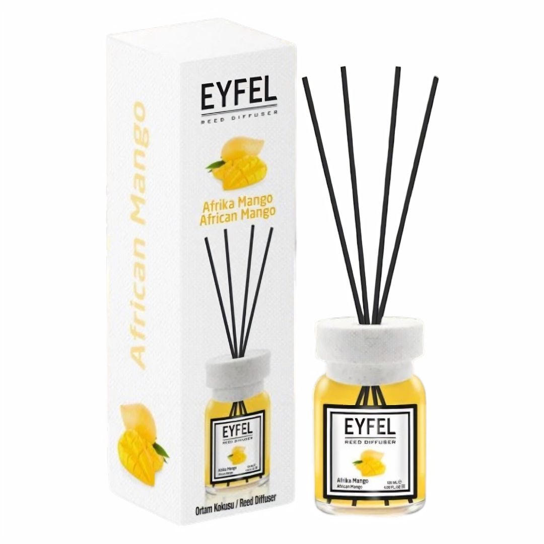 Odorizant de camera cu bete 120ml, Mango African, Eyfel