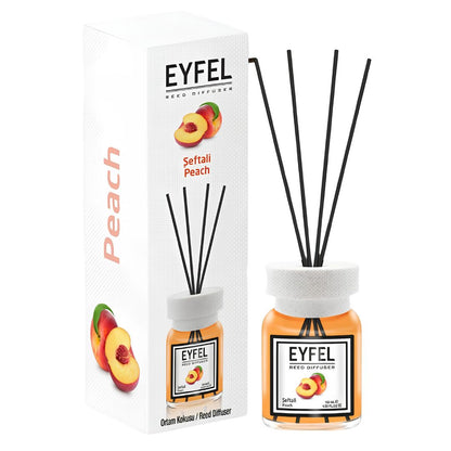 Odorizant de camera cu bete 120ml, Peach, Eyfel