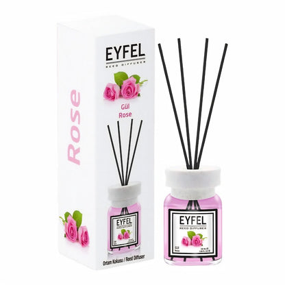 Odorizant de camera cu bete 120ml, Rose, Eyfel
