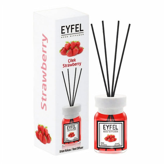 Odorizant de camera cu bete 120ml, Strawberry, Eyfel