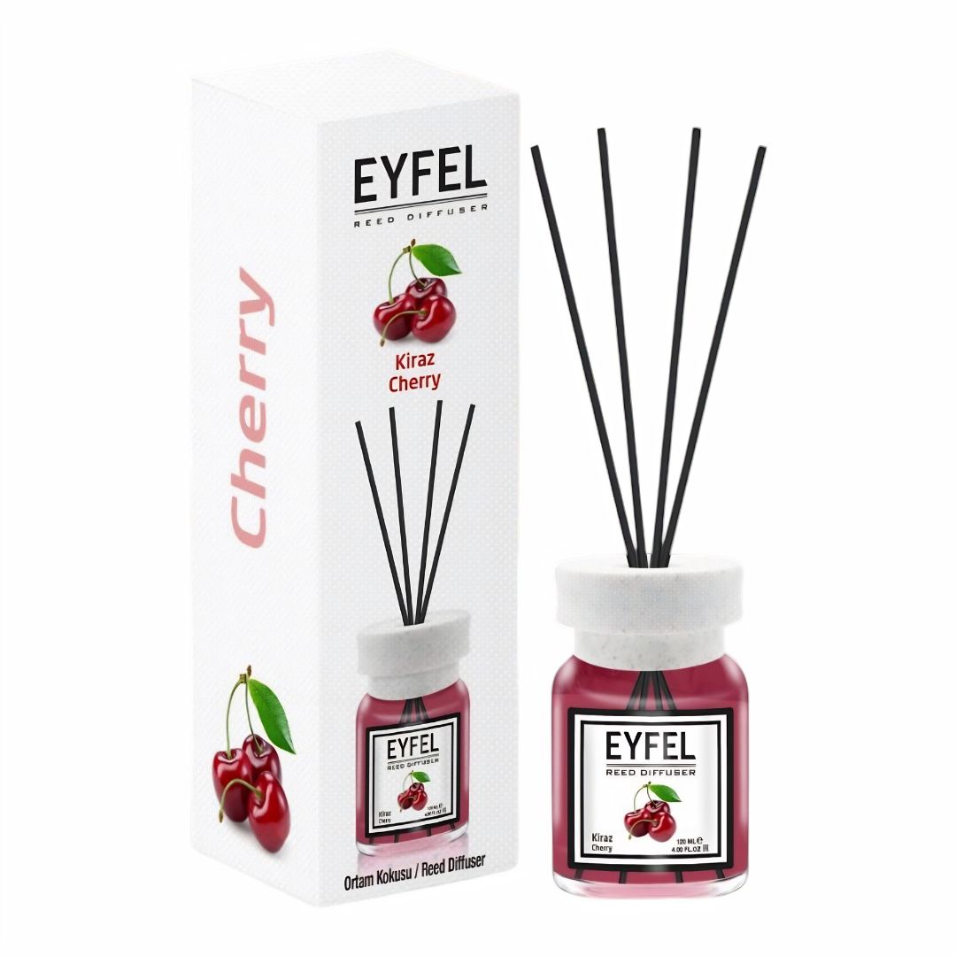 Odorizant de camera cu bete 120ml, Cherry, Eyfel