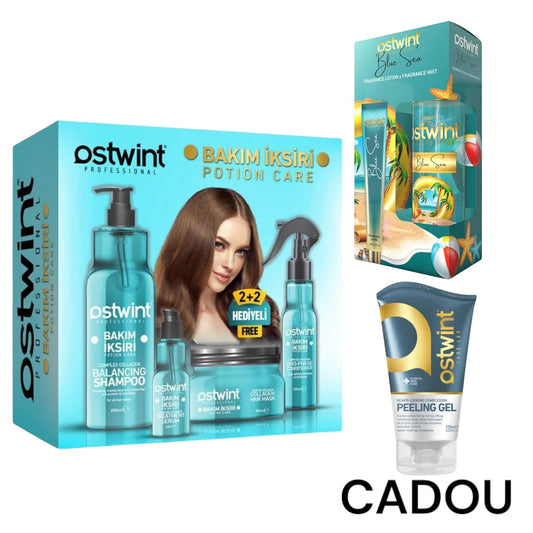 Super Set de Ingrijire par cu Colagen, Set spray de corp Blue Sea 50 ml + Lotiune de corp 50 ml