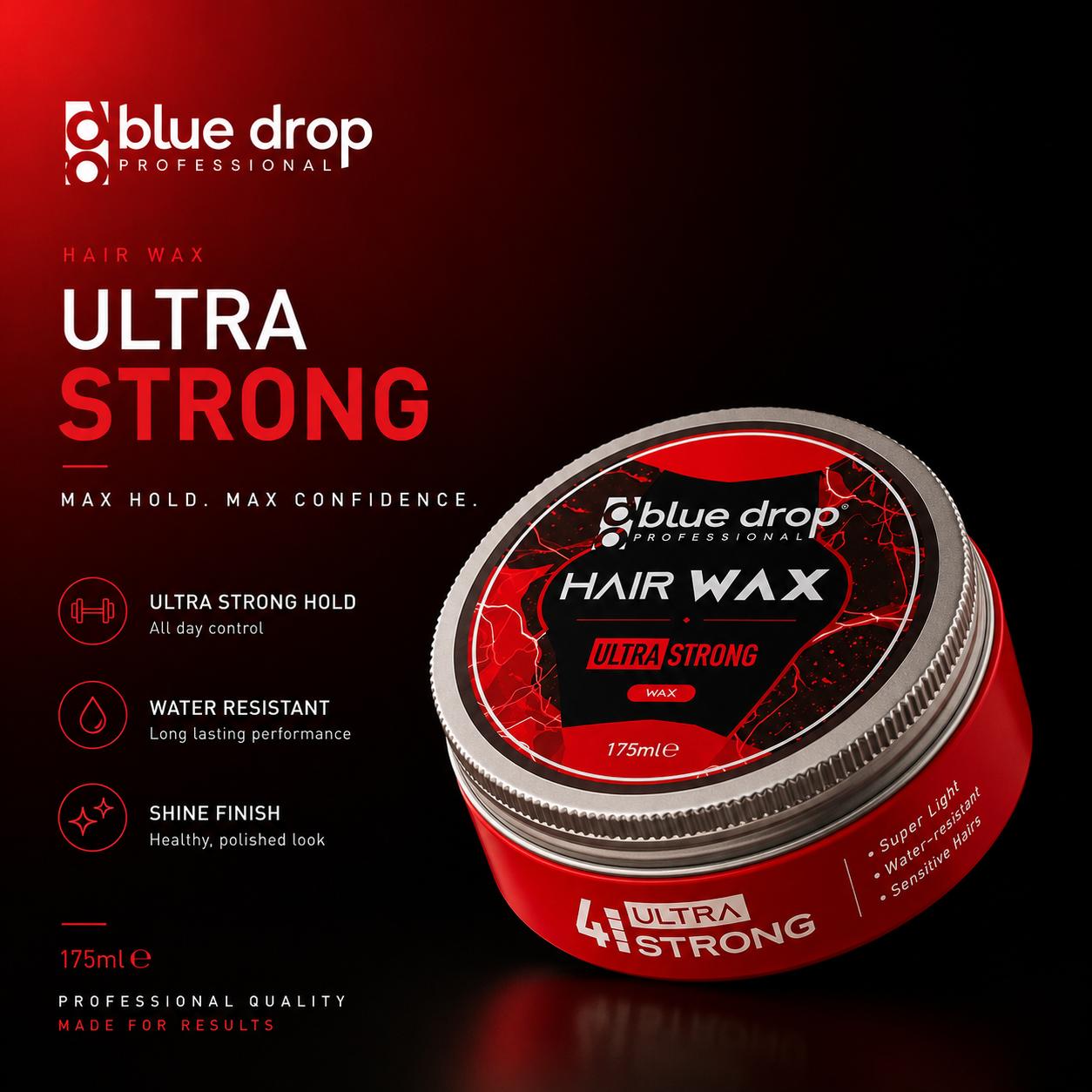Ceara de par lucioasa Blue Drop Ultra Strong - 175ml