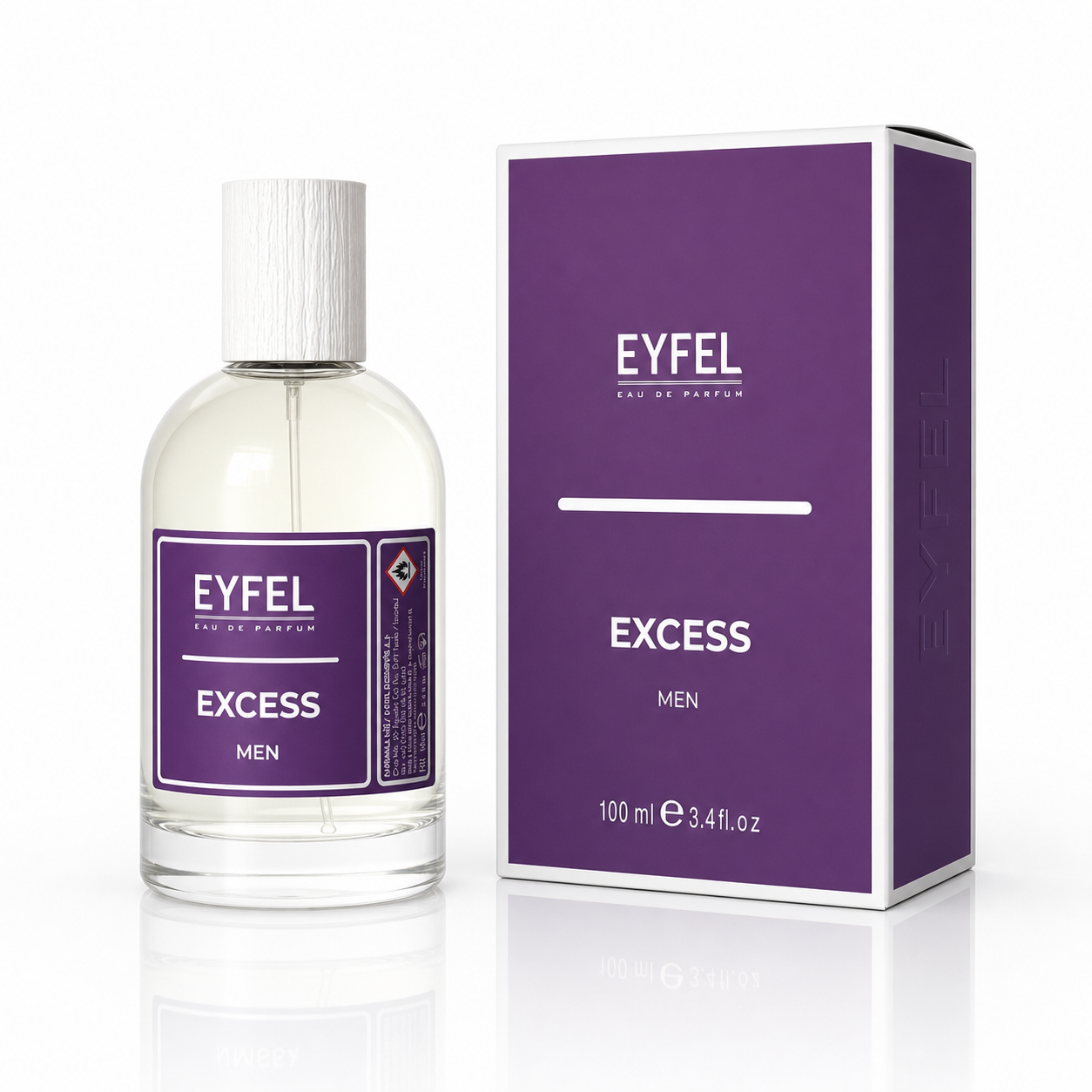 Apa de Parfum Barbati EYFEL EXCESS 100ml – Vanilie si Castan