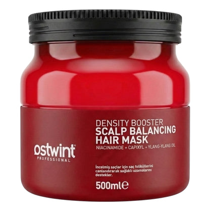 Masca de Par Ostwint Scalp Balancing cu Niacinamida, Capixyl si Ulei de Ylang-Ylang – Reparare Scalp si Cresterea Densitatii Parului - 500ml