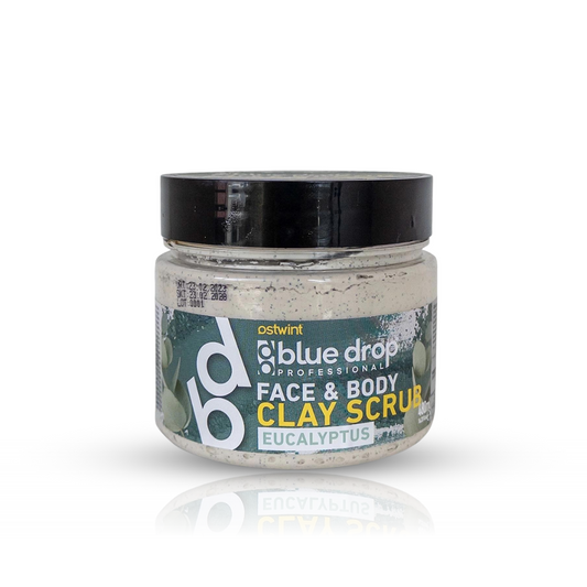 Scrub din Argila pentru fata si corp cu Eucalipt Blue Drop - 480ml