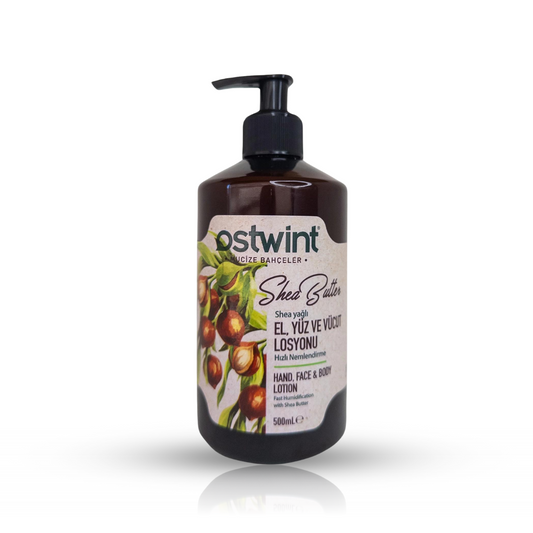 Lotiune pentru maini fata si corp cu unt de shea Ostwint - 500ml