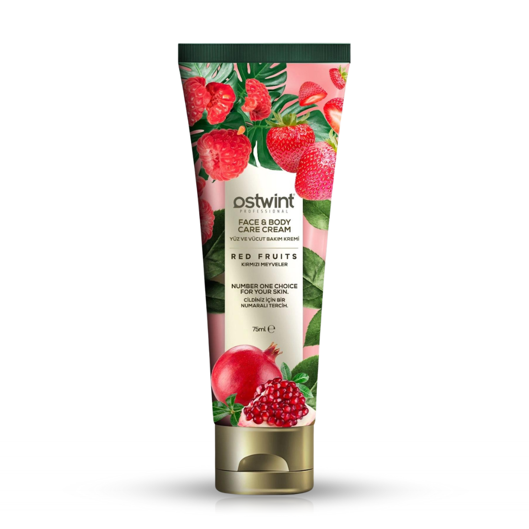 Crema de Ingrijire pentru Fata si Corp cu Fructe Rosii Ostwint - 75 ml