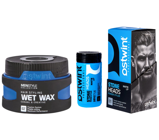Pachet 1x Pudra de volum Ostwint Hard Powder 20g, 1x Ceara de par lucioasa Ostwint 02 150ml