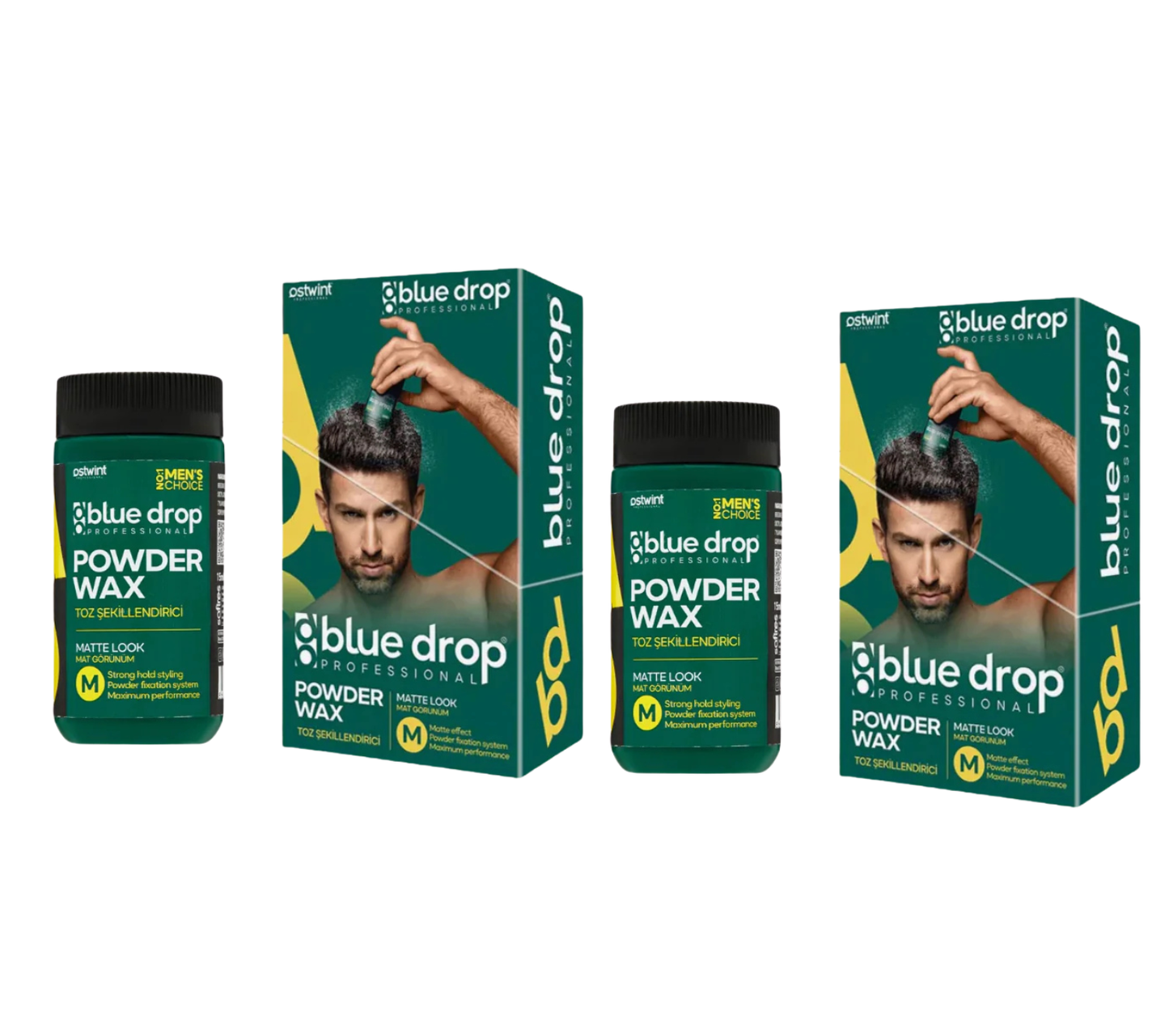 Pachet 2x Pudra de volum Styling Matte Look Blue Drop 15g