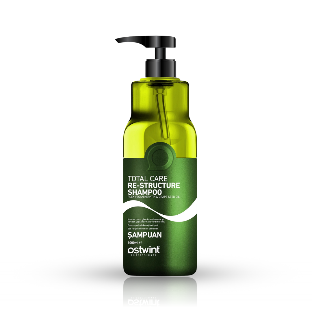 Sampon Regenerant Ostwint Total Care Repair cu Keratina Hidrolizata si Ulei din Samburi de Struguri – 1000ml