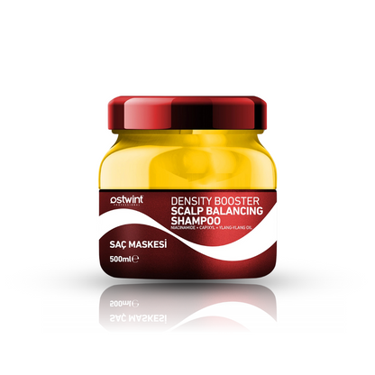 Masca de Par Ostwint Scalp Balancing cu Niacinamida, Capixyl si Ulei de Ylang-Ylang – Reparare Scalp si Cresterea Densitatii Parului - 500ml