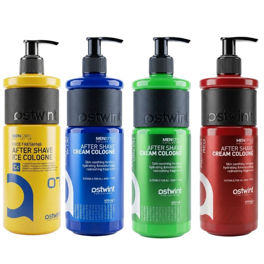 Pachet mix Crema After Shave Ostwint Green, Blue, Red, Yellow - 400ml