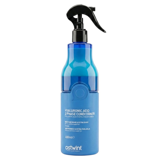 Balsam Bifazic Ostwint cu Acid Hialuronic, Fosfolipide și Ulei de Baobab – Hidratare Intensivă și Strălucire - 400ml