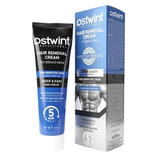 Crema depilatoare pentru piele sensibila Ostwint - 100ml (barbati)