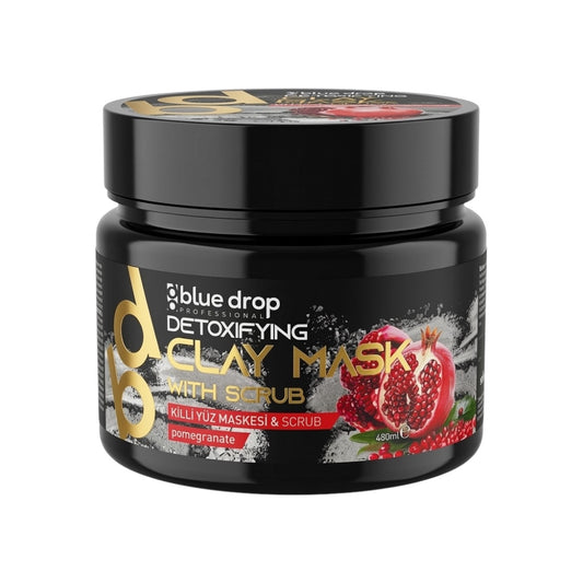Masca de Argila Detoxifianta cu Scrub Blue Drop Rodie 480ml