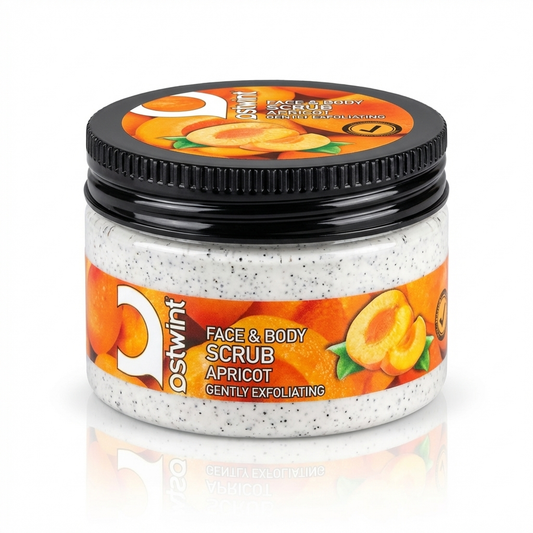 Scrub Exfoliant pentru Fata si Corp cu aroma Caise Ostwint - 300ml