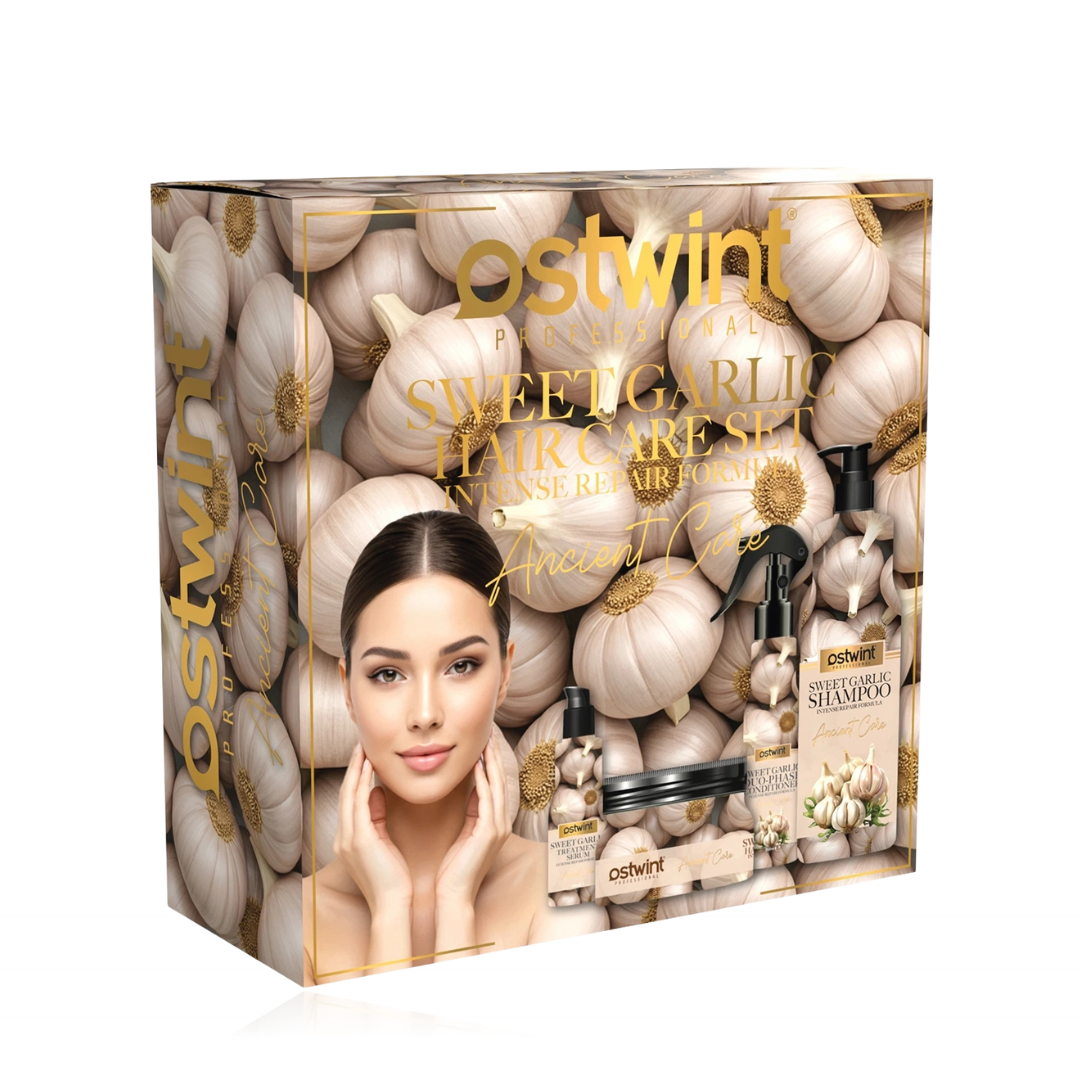 Set ingrijire par cu Usturoi Hair Potion Ostwint - 1200ml