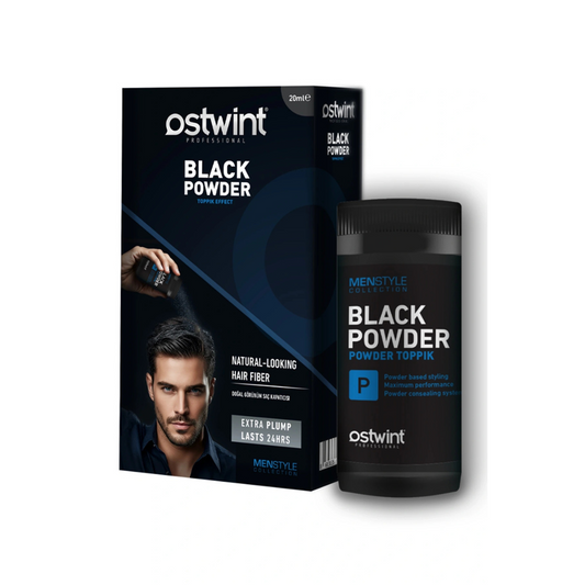 Ostwint Black Powder Wax - Pentru par negru si rar - 20 ml