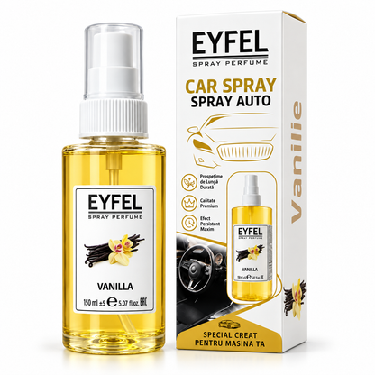 Odorizant Camera/Auto Eyfel, parfum spray, Vanilla, 150 ml