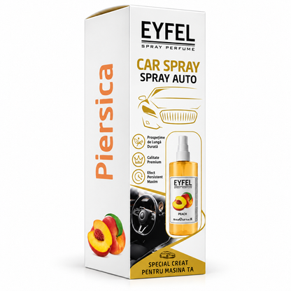 Odorizant Camera/Auto Eyfel, parfum spray, Peach, 150 ml