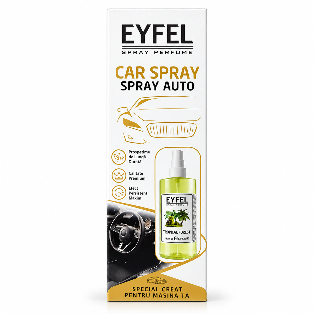 Odorizant Camera/Auto Eyfel, parfum spray, Tropical Forest, 150 ml