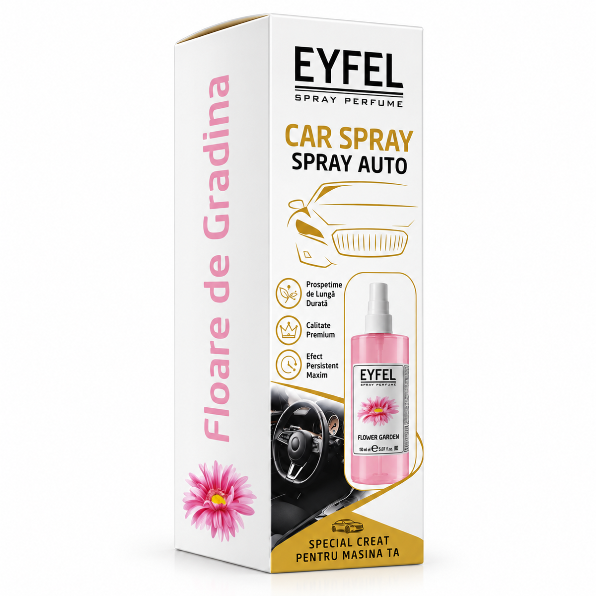 Odorizant Camera/Auto Eyfel, parfum spray, Flower Garden, 150 ml