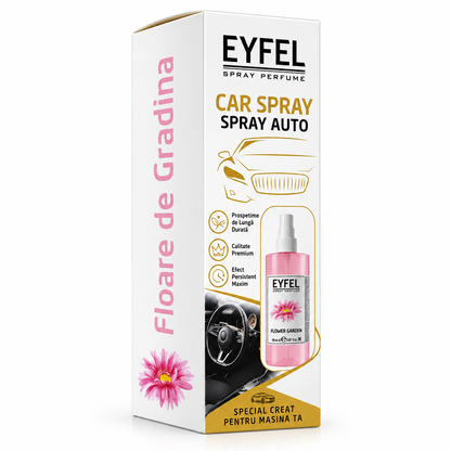 Odorizant Camera/Auto Eyfel, parfum spray, Flower Garden, 150 ml