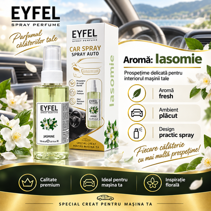 Odorizant Camera/Auto Eyfel, parfum spray, Jasmine, 150 ml