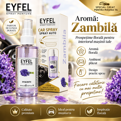 Odorizant Camera/Auto Eyfel, parfum spray, Hyacinth, 150 ml