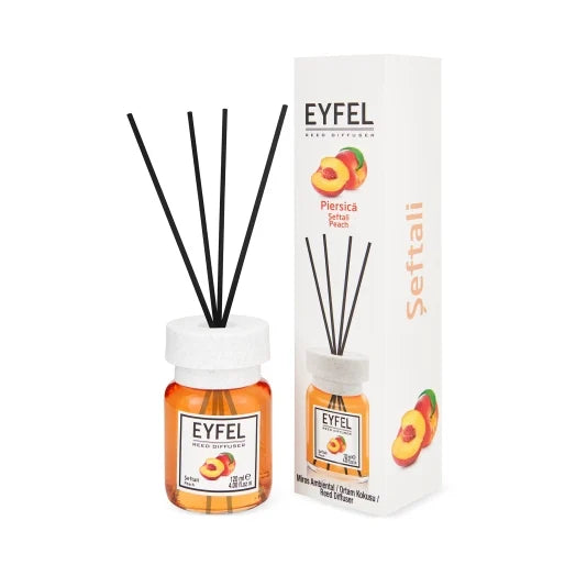 Odorizant de camera cu bete 120ml, Peach, Eyfel