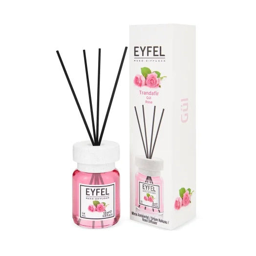 Odorizant de camera cu bete 120ml, Rose, Eyfel